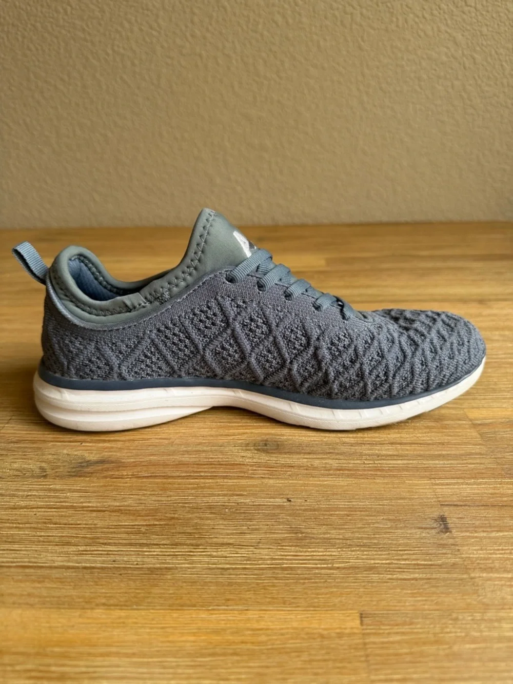 APL Women's Gray Knit Slip-On Athletic Sneakers